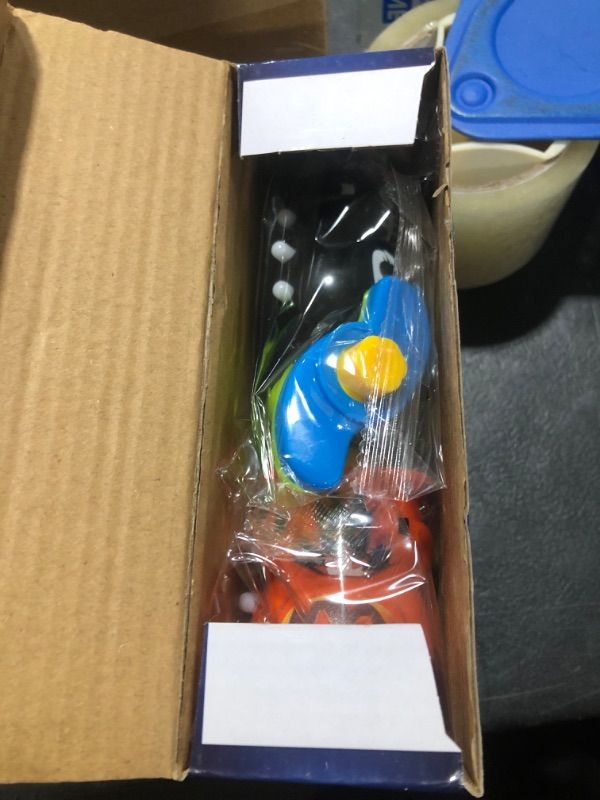 Photo 1 of BEIGUO 4 Pack Halloween Spinning Top Toys with Flashing Lights and Music for Kids Boys Girls Halloween Party Favors Treats Prizes Halloween Goodie Bag Fillers Gifts
