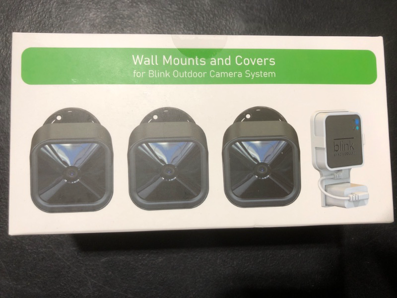 Photo 2 of All-New Blink Outdoor Camera Housing and Mounting Bracket (4th Gen & 3rd Gen), 3 Pack Protective Cover and 360° Adjustable Mount with Sync Module 2 Outlet Mount (White)