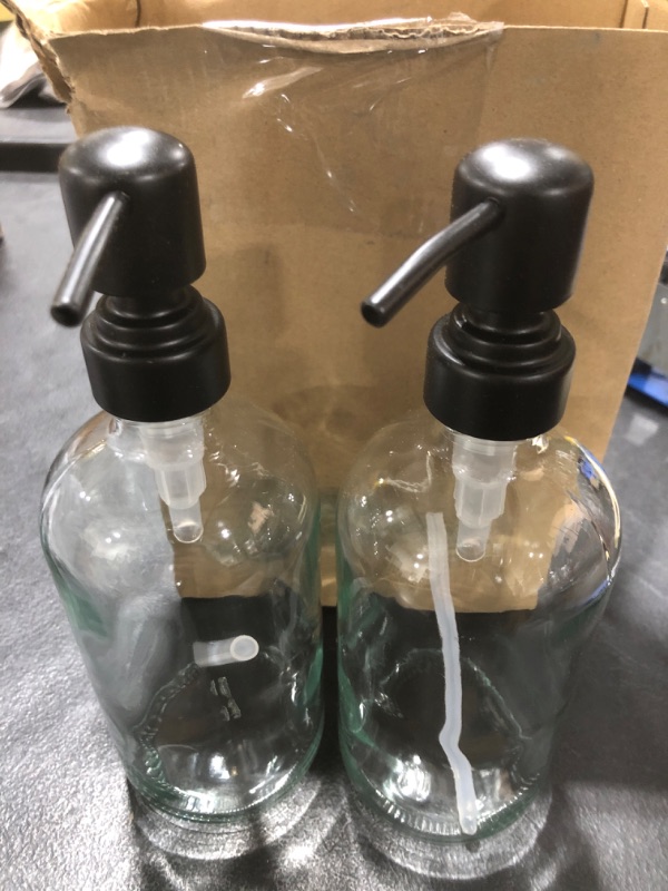 Photo 2 of 2 PACK CLEAR LOTION /  SOAP DISPENSER 