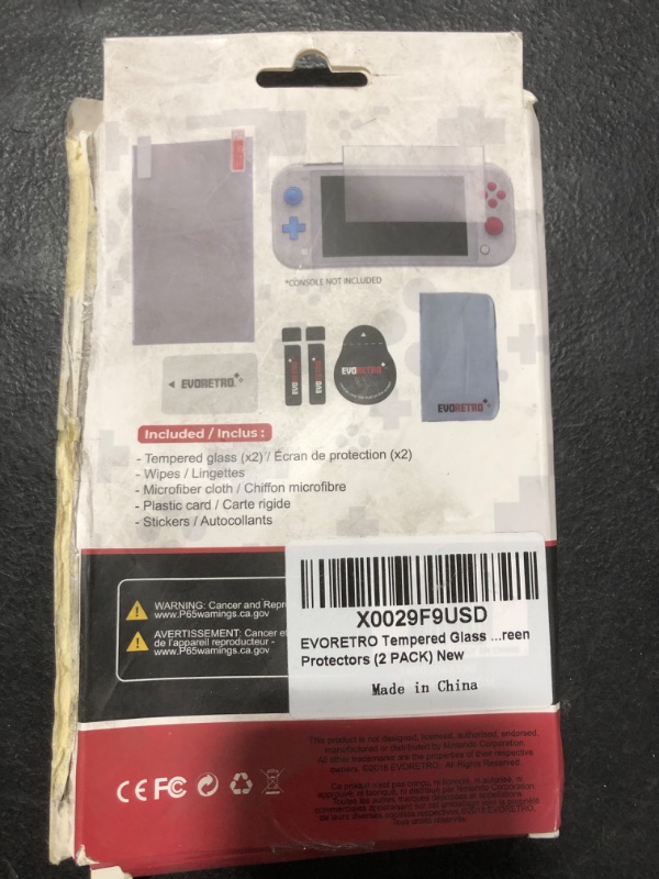 Photo 2 of 2 GLASS SCREEN PROTECTORS COMPATIBLE WITH NSWITCH LITE