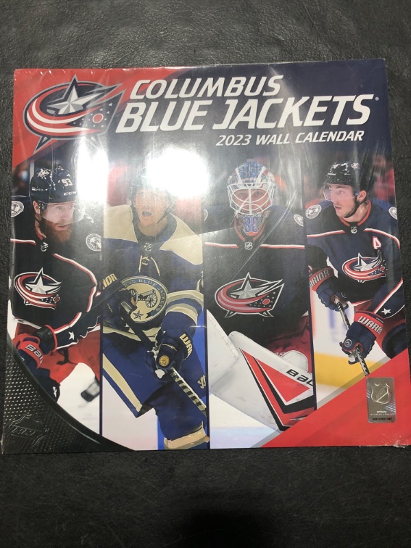 Photo 2 of TURNER SPORTS Columbus Blue Jackets 2023 12X12 Team Wall Calendar (23998011938)