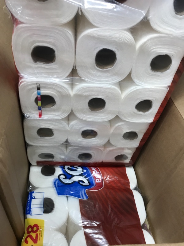 Photo 2 of **BUNDLE OF 2**  Scott 36371 Choose-A-Sheet Mega Roll Paper Towels, 1-Ply, White, 102 per Roll (Case of 30 Rolls) 15 Rolls