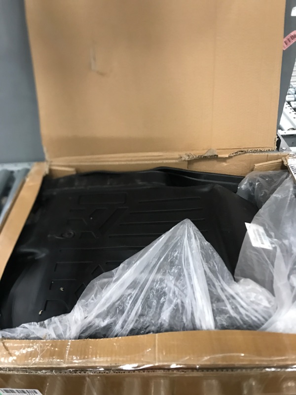 Photo 2 of Floor Mats for 2022-2023 Nissan Frontier(Crew Cab with 2nd Row Under-Seat Storage), Waterproof Non-Slip TPE Front & 2nd Seat Floor Liners Accessories(Not Fit for Frontier Prox)