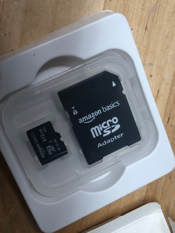 Photo 2 of Amazon Basics microSDXC Memory Card with Full Size Adapter, A2, U3, Read Speed up to 100 MB/s, 512 GB, Black
