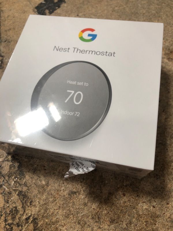 Photo 2 of Google Nest Thermostat - Smart Thermostat for Home - Programmable Wifi Thermostat - Charcoal