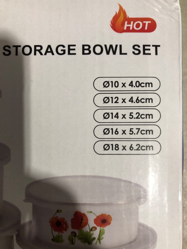 Photo 4 of * see images for sizing *
Mixing Bowls Sets for Kitchen Serving Fruit Cereal Ice Cream Salads Prepared Bowls 5 pieces