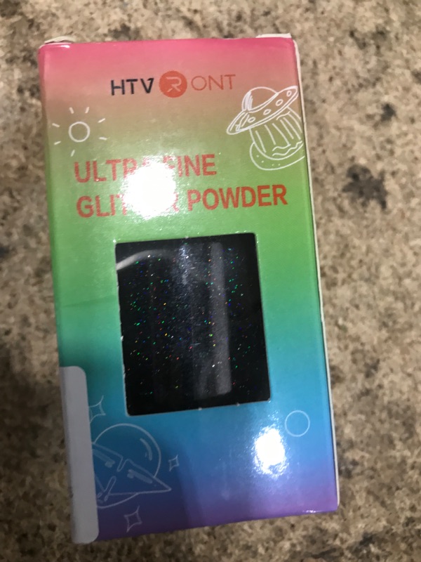 Photo 2 of HTVRONT Holographic Extra Fine Glitter Powder - 50g/1.76oz, for Resin, 0.008"Portable Ultra Fine Glitter Powder for Nails, Candle Making, Crafts, Slime Fine Silver Glitter A-Silver