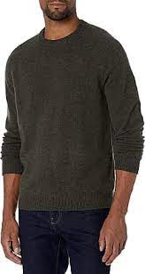 Photo 1 of goodthreads mens lambswool crewneck sweater olive large tall