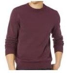 Photo 1 of goodthreads mens lambswool crewneck sweater x-large tall burgandy