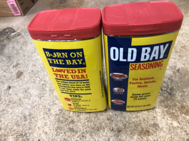 Photo 2 of 2 Pack OLD BAY One Pound Can Seafood Seasoning, 16 oz