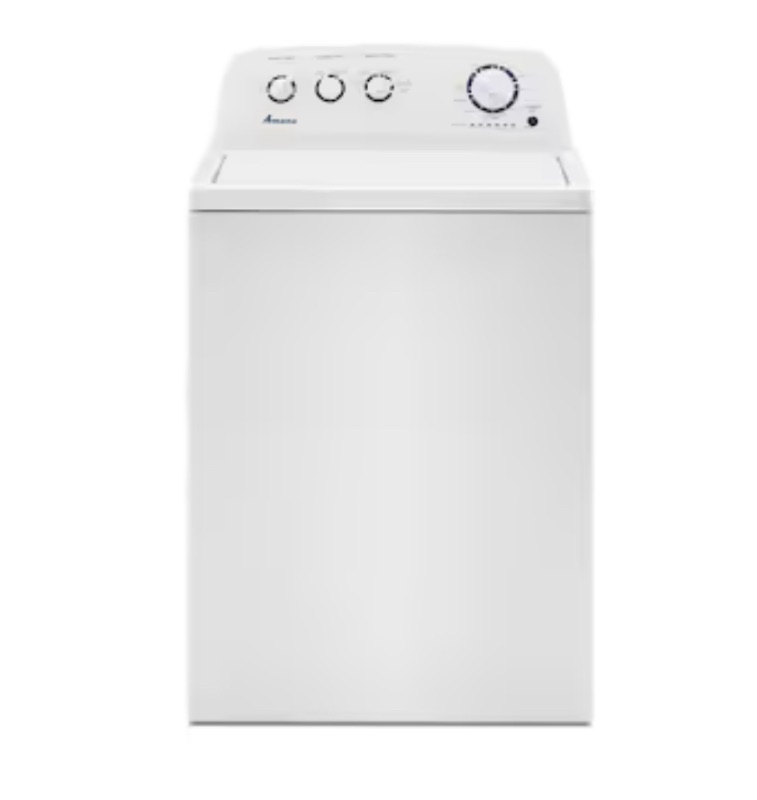 Photo 1 of Amana 3.8-cu ft High Efficiency Agitator Top-Load Washer (White)