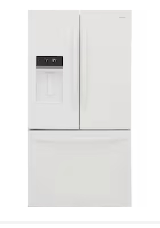 Photo 1 of Frigidaire 27.8-cu ft French Door Refrigerator with Ice Maker (White) ENERGY STAR