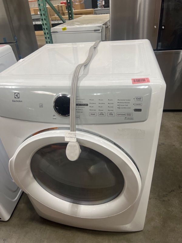 Photo 5 of Model #ELFE7337AW0 Official Electrolux dryer