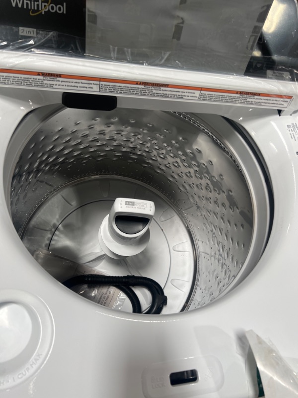 Photo 4 of Whirlpool 2 in 1 Removable Agitator 4.7-cu ft High Efficiency Impeller and Agitator Top-Load Washer 