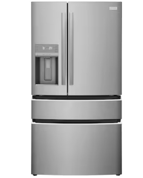 Photo 1 of Frigidaire Gallery 21.5-cu ft 4-Door Counter-depth French Door Refrigerator with Ice Maker 