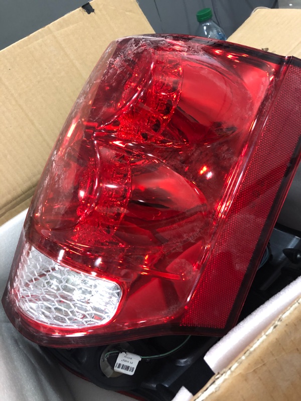 Photo 1 of Kojem Tail light Compatible with 2011-2020 Dodge Grand Caravan Replacement for 05182535AF 05182534AF 5182534AE Red Lens w/Bulbs Driver & Passenger Side