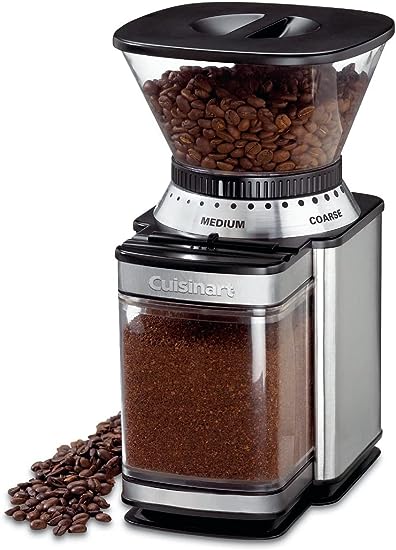 Photo 1 of Coffee Grinder by Cusinart, Electric Burr One-Touch Automatic Grinder with18-Position Grind Selector, Stainless Steel, DBM-8P1
