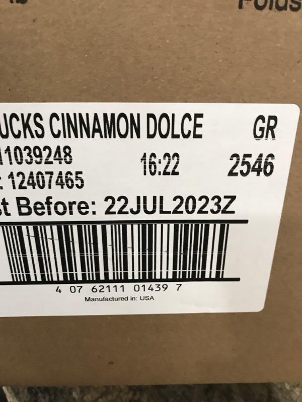 Photo 3 of 6 Pack of Starbucks Flavored Light Roast Ground Coffee  Cinnamon Dolce  No Artificial Flavors  (11 oz.) Best By 07/22/2023