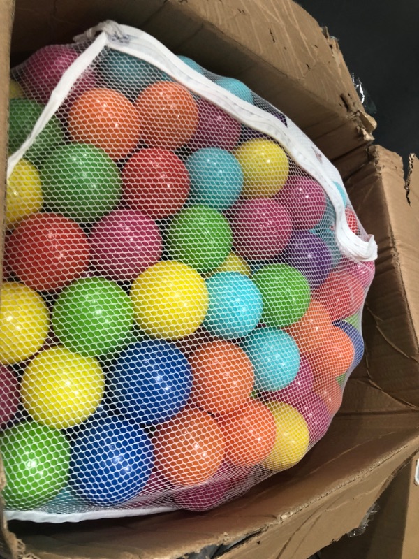 Photo 2 of BalanceFrom 23Inch Phthalate Free BPA Free NonToxic crush Proof Play Balls Pit Balls 6 Bright col