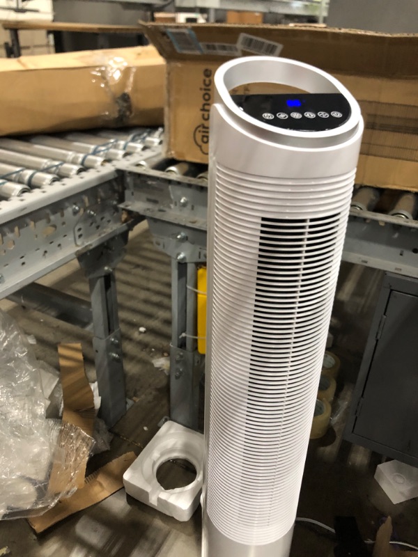 Photo 1 of  Dreo Evaporative Air Cooler, 40” Cooling Fan with 80° Oscillating, Humidifying, Removable Water Tank, Filter, Ice Packs, Remote Control, 3 Speeds, 7H Timer, Personal Swamp Cooler, White, DR-HEC001
