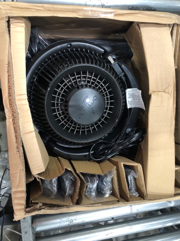 Photo 4 of Vornado 602 Whole Room Air Circulator Pedestal Fan with 3 Speeds, Adjustable Height, Personal, Black 602 - Medium Pedestal Fan