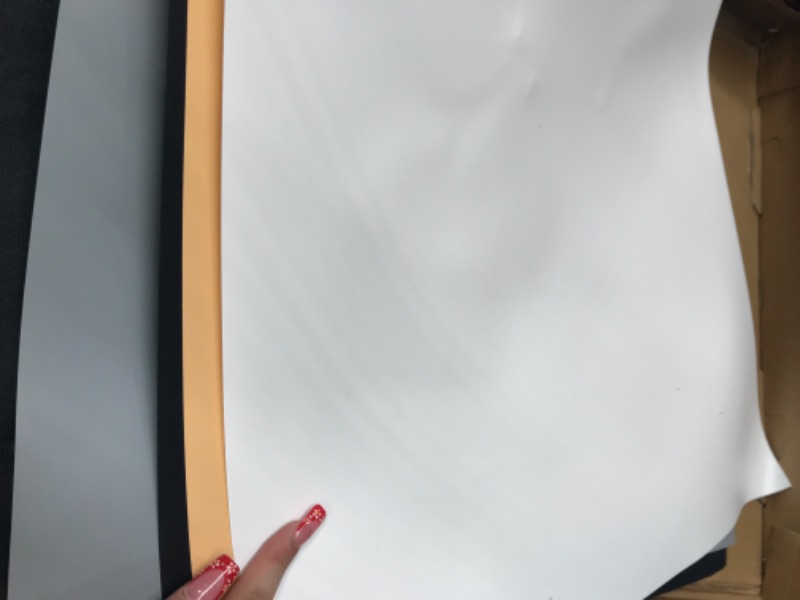 Photo 1 of RALENO Photo Studio Light Box, 20'' x 20'' x 20'' Light Box with 50W / 5500K / 92 CRI / 120 pcs LED Beads and 4 PVC Anti-Dust Background(Black/Grey/Orange/White) PKL-D550S