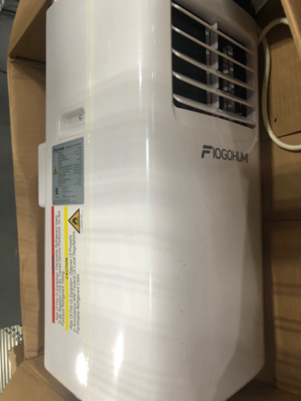 Photo 2 of * missing remote * AC grille does not stay open while running *
FIOGOHUMI 10000BTU Portable Air Conditioner - Portable AC Unit with Built-in Dehumidifier Fan Mode for Room up to 250 sq.ft. 
