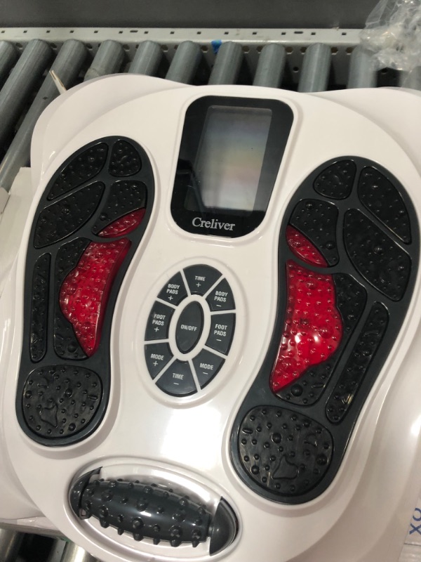 Photo 3 of Creliver Foot Circulation Plus EMS & TENS Foot Nerve Muscle Massager, Electric Foot Stimulator Improves Circulation, Feet Legs Circulation Machine Relieves Body Pains, Neuropathy (FSA or HSA Eligible)