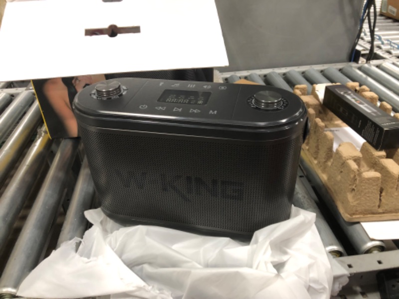 Photo 6 of LIKE NEW**W-KING 120W RMS-150W Peak Portable Bluetooth Speaker Loud, 2.1 Stereo 3-Way Large Party Outdoor Wireless Speaker w/Bass&Treble Adjust/Guitar&MIC Port/UHF Microphone/Accompaniment/REC/Live/HP Monitor