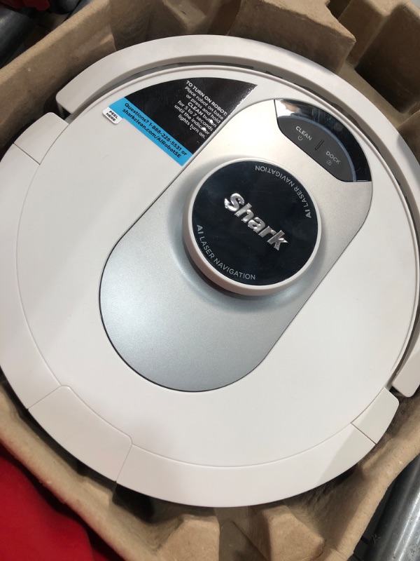 Photo 2 of *USED* SOME MARKS* Shark IQ Wi-Fi Robot Vacuum w/ Self-Empty Base & Self-Cleaning 