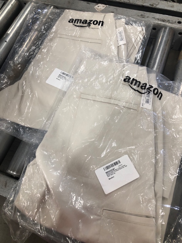 Photo 1 of 2 of- Amazon Essentials Men's Stain & Wrinkle Resistant Straight-Fit Stretch Work Pant 28W x 30L Light Khaki Brown