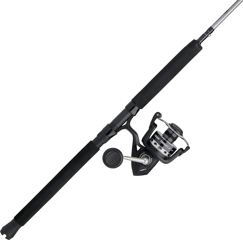 Photo 1 of *USED* PENN Pursuit III & Pursuit IV Spinning Reel and Fishing Rod Combo 5000 Size Reel - 8' - Medium Heavy - 2pc Pursuit Iv