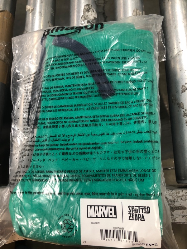 Photo 2 of Amazon Essentials Disney | Marvel | Star Wars Boys and Toddlers' Fleece Jogger Sweatpants, Pack of 2 2T Marvel/Hulk