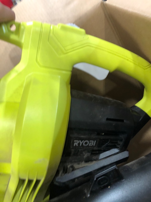 Photo 3 of ***parts missing*** RYOBI 40-Volt Lithium-Ion Cordless Battery Leaf Vacuum/Mulcher (Tool Only)