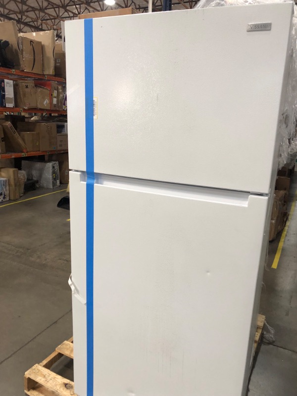 Photo 3 of 18 cu. ft. Top Freezer Refrigerator DOE in White
