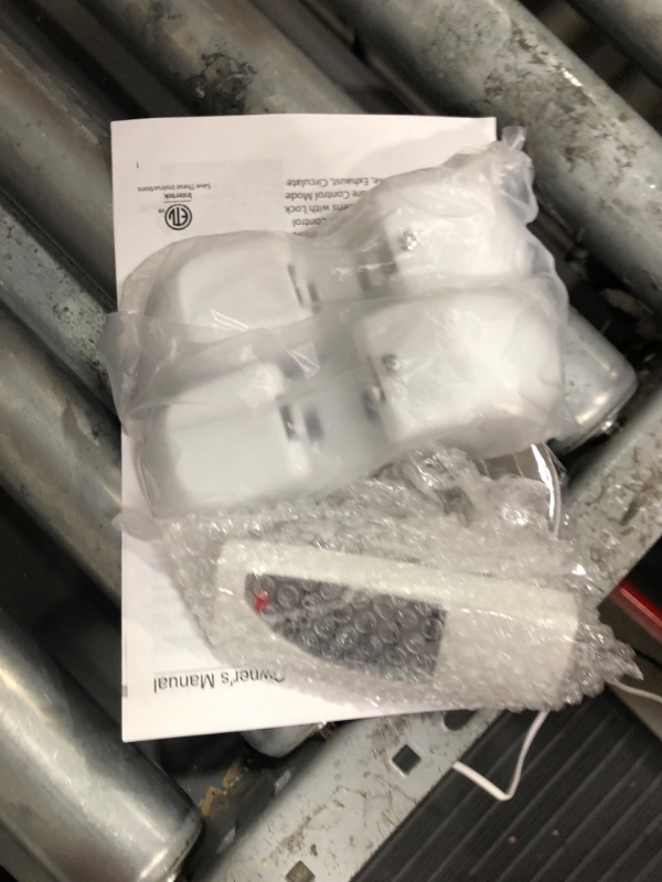 Photo 4 of shinic 9-Inch Blades Dual Window Fan, Remote Control, 3 Speeds, 3 Modes and Thermostat Control, Temp Display, 23.8"-37" Expandable Window Exhaust Fan for Smokers, Window Fans for Kitchen Bathroom BP6-9D