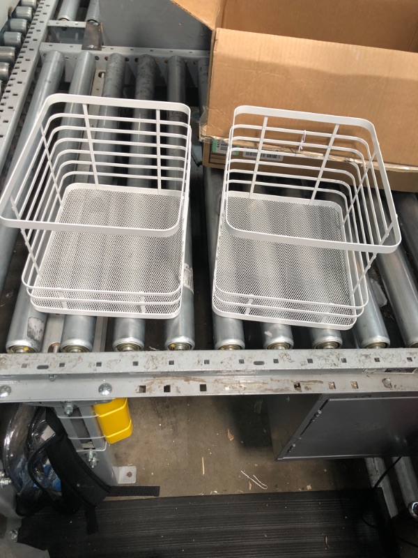 Photo 1 of 2 pack of metal wire baskets