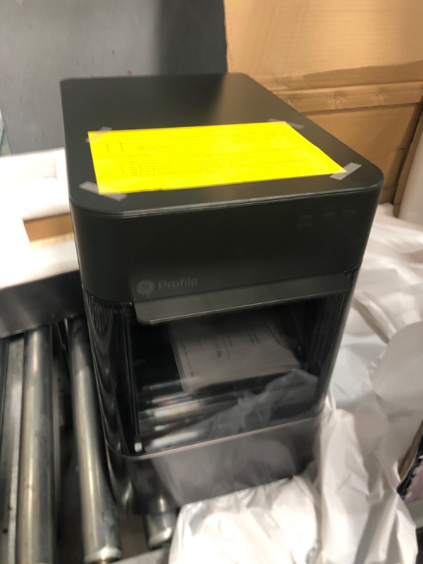 Photo 2 of GE Profile Opal 2.0 | Countertop Nugget Ice Maker | Ice Machine with WiFi Connectivity | Smart Home Kitchen Essentials | Black Stainless
