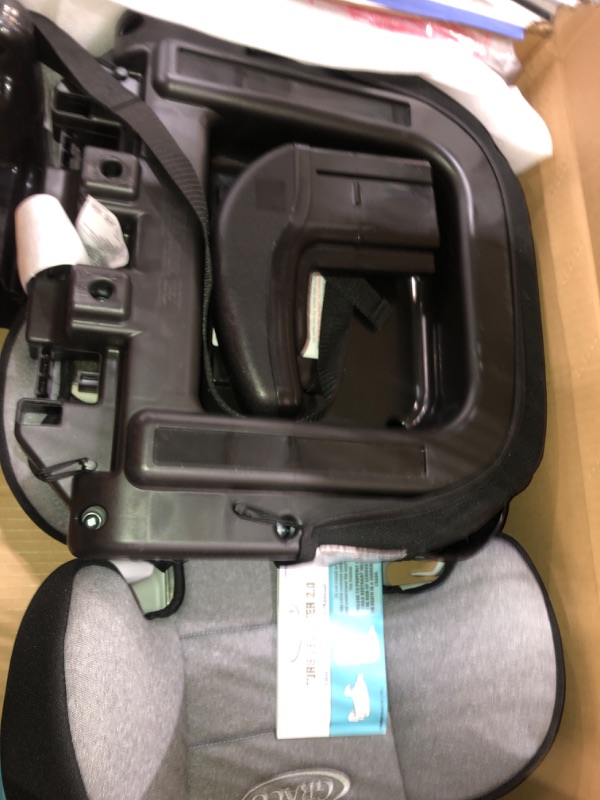 Photo 2 of Chicco KidFit ClearTex Plus 2-in-1 Belt-Positioning Booster Car Seat, Backless and High Back Booster Seat, for Children Aged 4 Years and up and 40-100 lbs. | Drift/Grey KidFit Plus with ClearTex® No Chemicals Drift/Grey