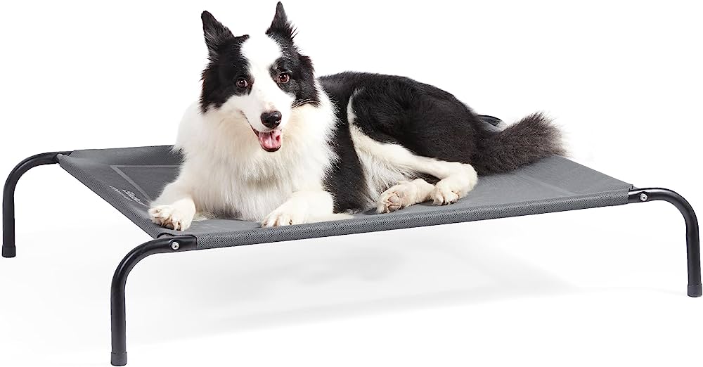 Photo 1 of **PARTS ONLY** Bedsure Elevated Raised Cooling Pet Cot, Grey, 49 inches