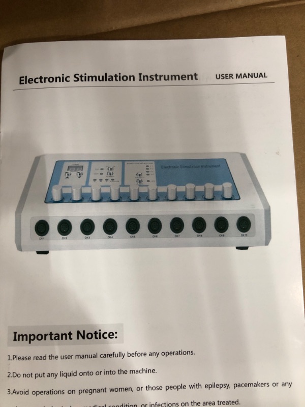 Photo 1 of ELECTRONIC STIMULATION INSTRUMENT 