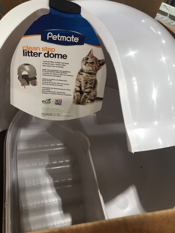 Photo 1 of ***damaged***petmate clean step litter dome