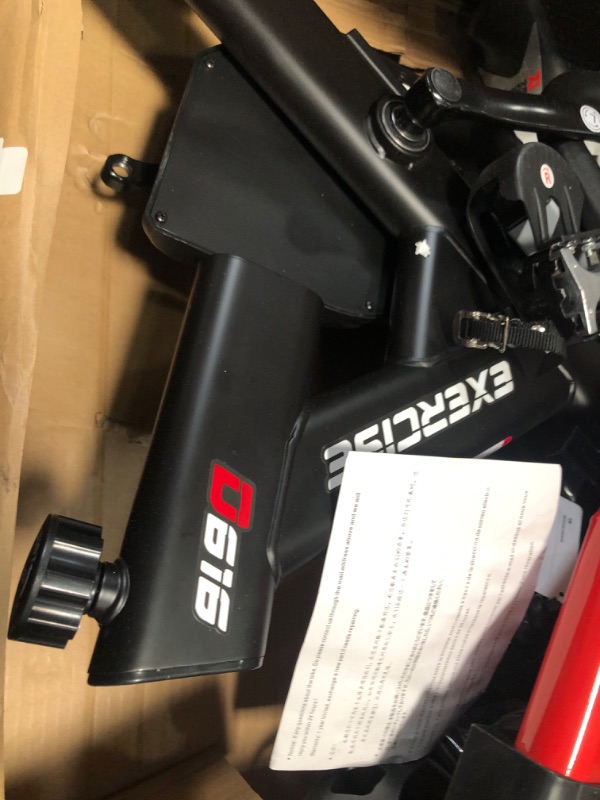 Photo 1 of **MISSING HARDWARE**
Exercise Bike, Magnetic Stationary Bike for Indoor Cycling (Upgraded Version), Cycle Bike w/ 360° Rotate Ipad Holder 350 lbs Weight Capacity