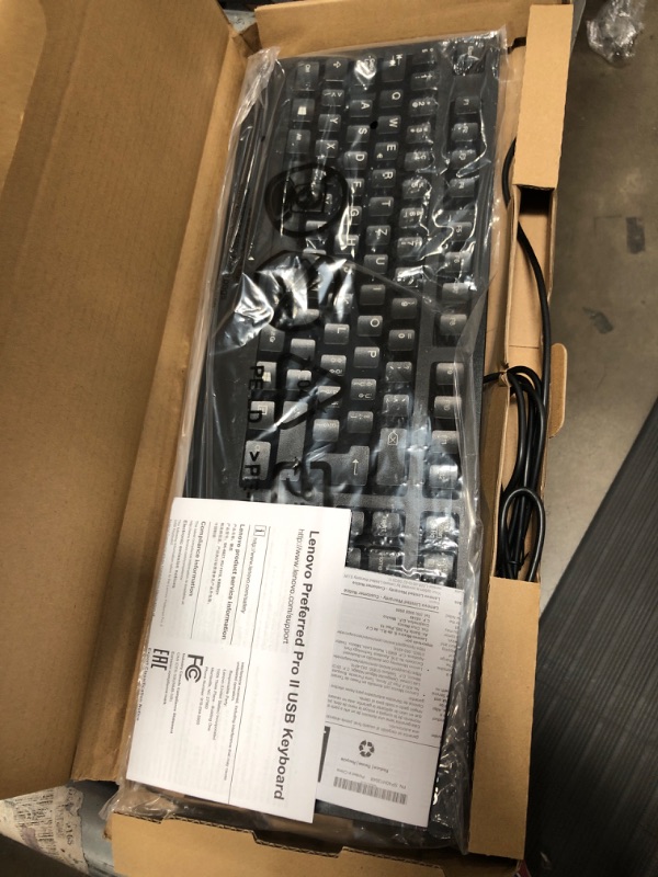 Photo 2 of Lenovo Preferred Pro II Wired External USB Keyboard ( 4X30M86879) Factory Sealed Retail Product For USA, black