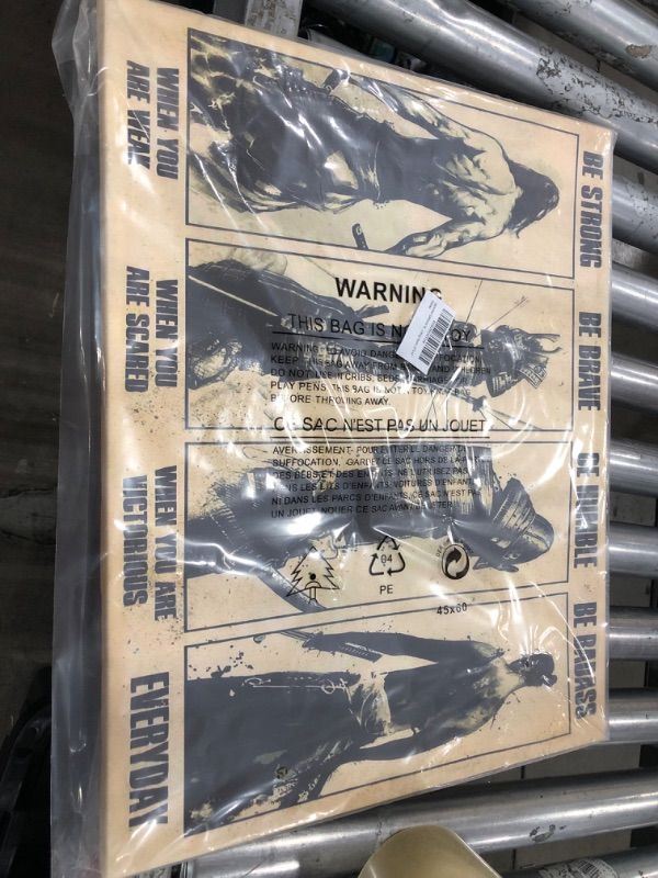 Photo 1 of Japanese Samurai Wall Art Samurai Pictures Wall Decor Cool Armored Samurai Inspirational Quotes Painting Canvas Print Bushido Poster Artwork Modern Home Decor Framed for Bedroom Living Room 20"x16" 16.00" x 20.00" Samurai 2