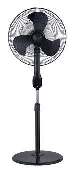 Photo 1 of **MISSING SMALL PARTS* Utilitech 18-in 3-Speed Indoor Black Oscillating Pedestal Fan
