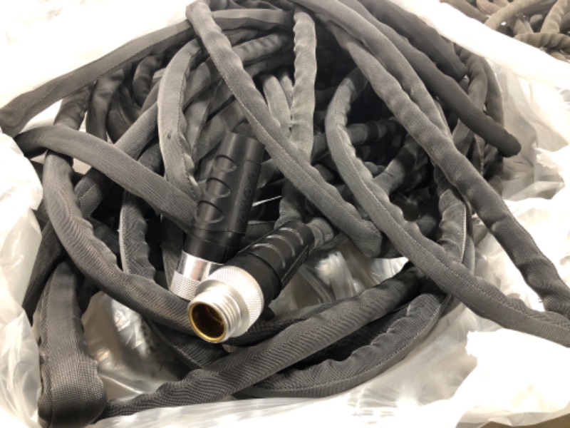 Photo 2 of *MINOR DAMAGE TO ONE END*  zero-G 4001-100 Garden Hose, 5/8" x 100', Gray
