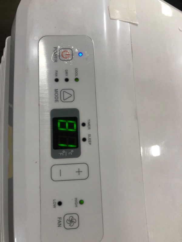 Photo 1 of *SEE COMMENTS*- Hisense 5000-BTU DOE (115-Volt) White Vented Portable Air Conditioner with Remote Cools 150-sq ft
