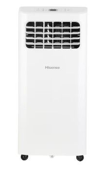 Photo 1 of *SEE COMMENTS*- Hisense 5000-BTU DOE (115-Volt) White Vented Portable Air Conditioner with Remote Cools 150-sq ft