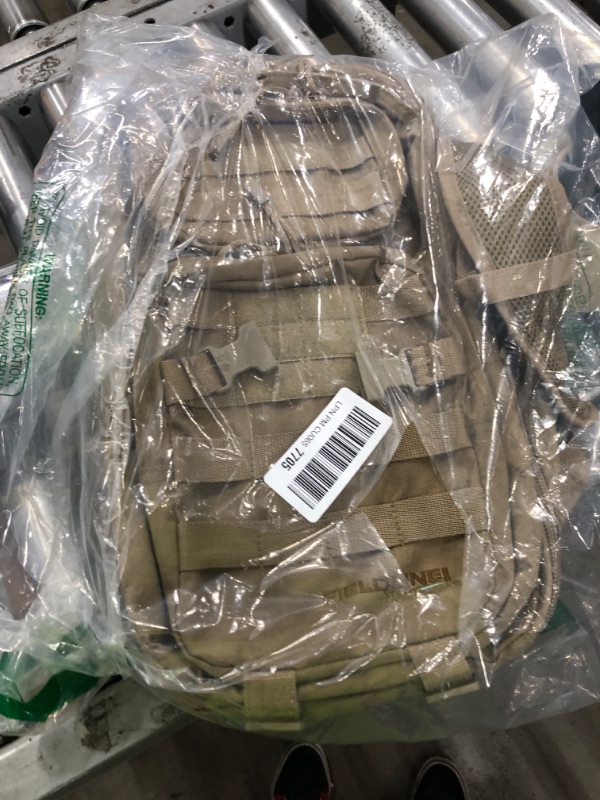 Photo 2 of Surge Tactical Hydration Pack by Fieldline | Military Backpack with MOLLE System | Survival Bug Out Bag | 22L Storage Capacity + 3L Reservoir (Digital Sand)
